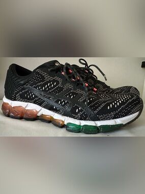 ASICS Gel Quantum 360 5 Knit Black Pink Womens 8.5 Running Shoes